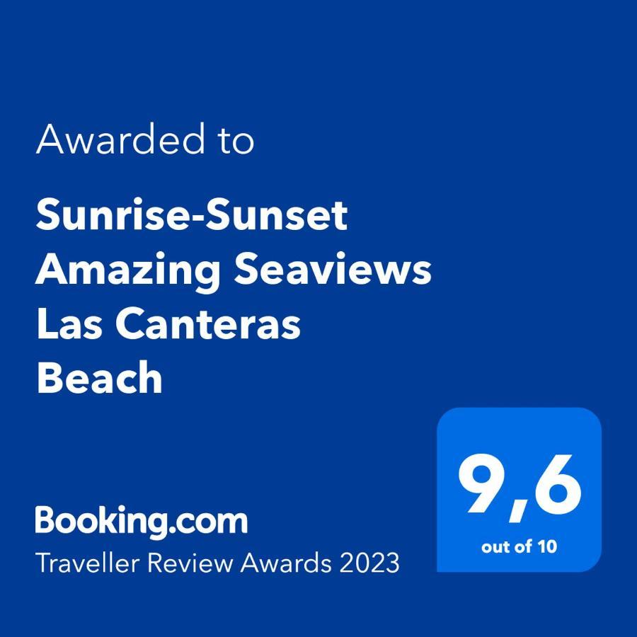 라스팔마스 Sunrise-Sunset Amazing Seaviews Las Canteras Beach 아파트 외부 사진