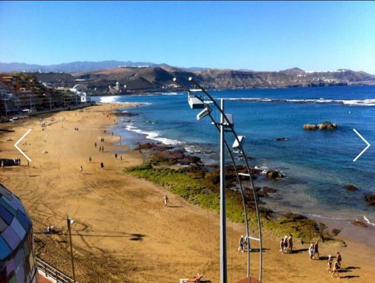 라스팔마스 Sunrise-Sunset Amazing Seaviews Las Canteras Beach 아파트 외부 사진